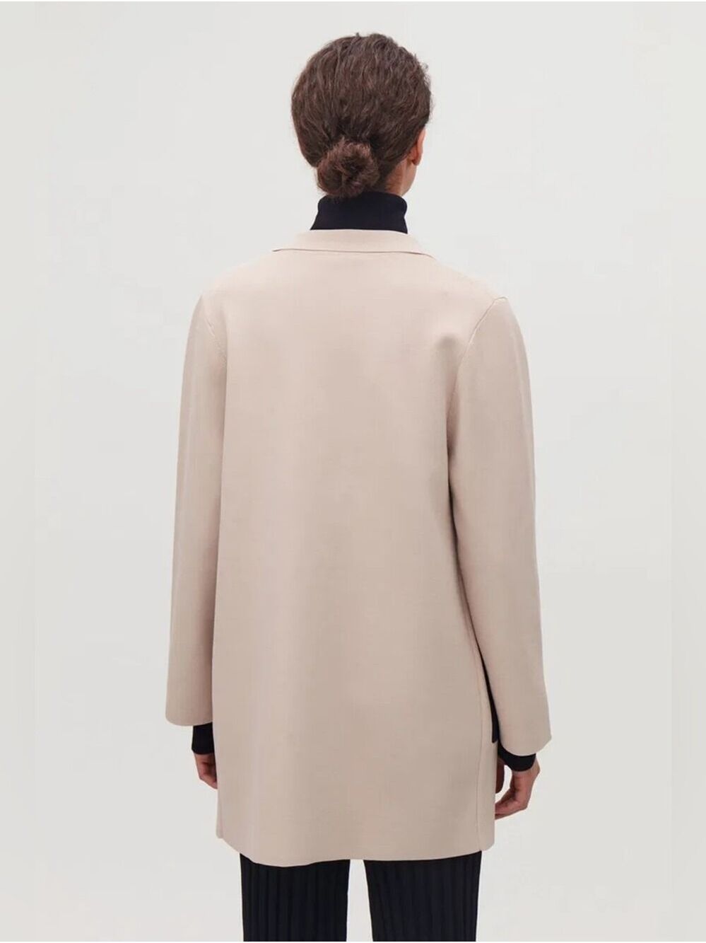 COS Long Structured-Knit Jacket - Picture 2 of 11